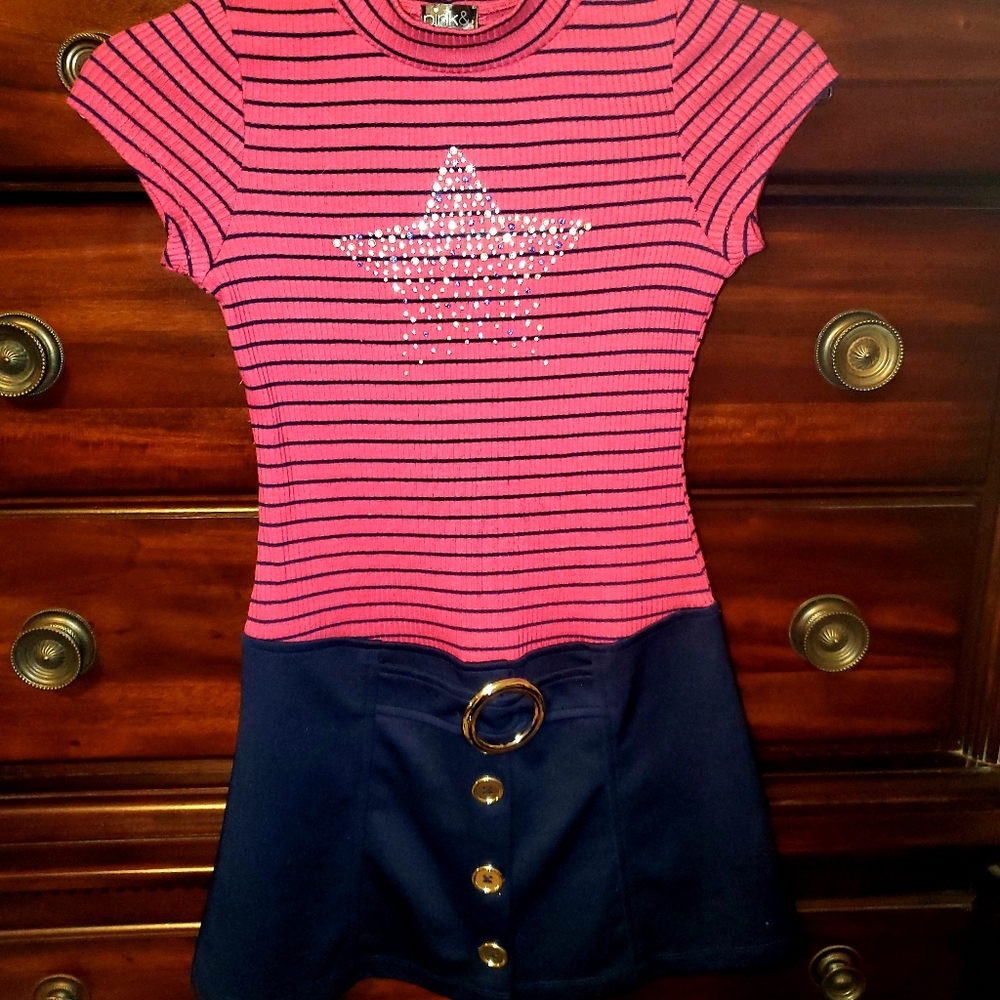 Pink &Violet Cute Dress